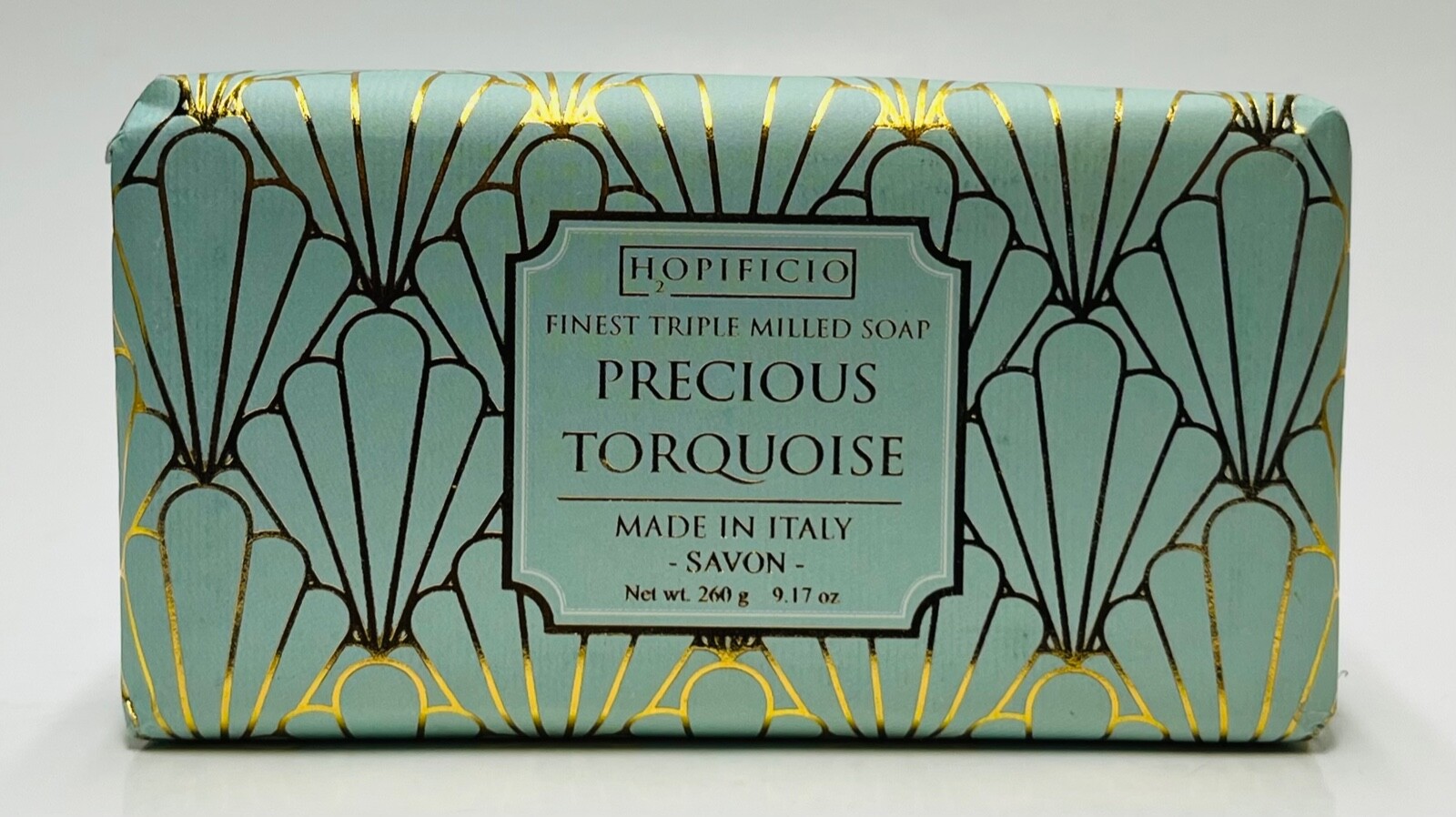 1 Hopificio PRECIOUS TORQUOISE Finest Triple Milled Bar Soap Wash (9.17 oz)
