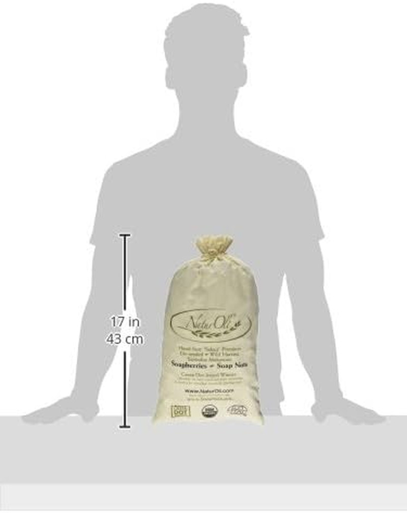 Soap Nuts/Soap Berries – 4-Lbs Organic (960 Loads) + 18X Travel Bottle! Select S