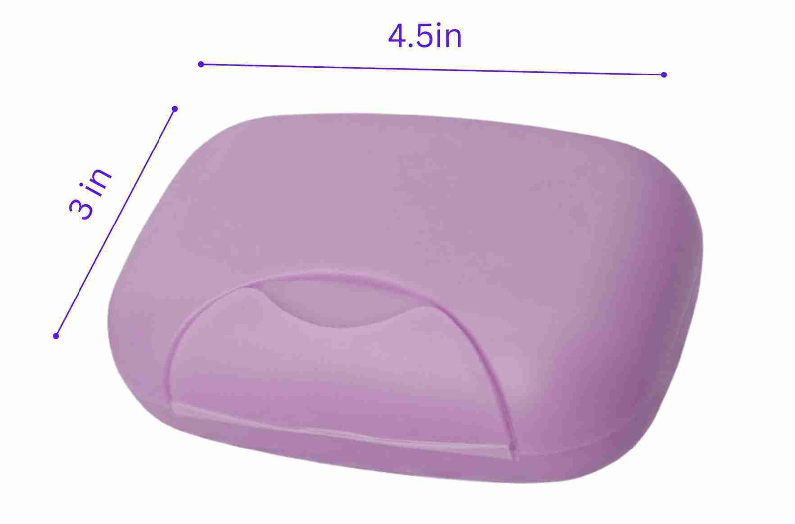 Portable Plastic Soap Leak-Proof Box Holder/Soap Dish: 1 Pack