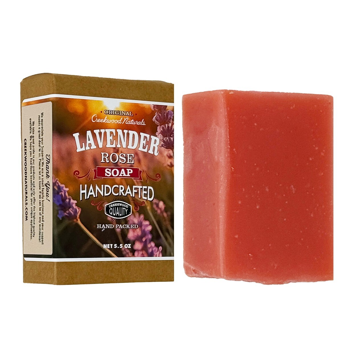 Handcrafted Lavender Rose Soap – American Made All Natural Soap with Lavender