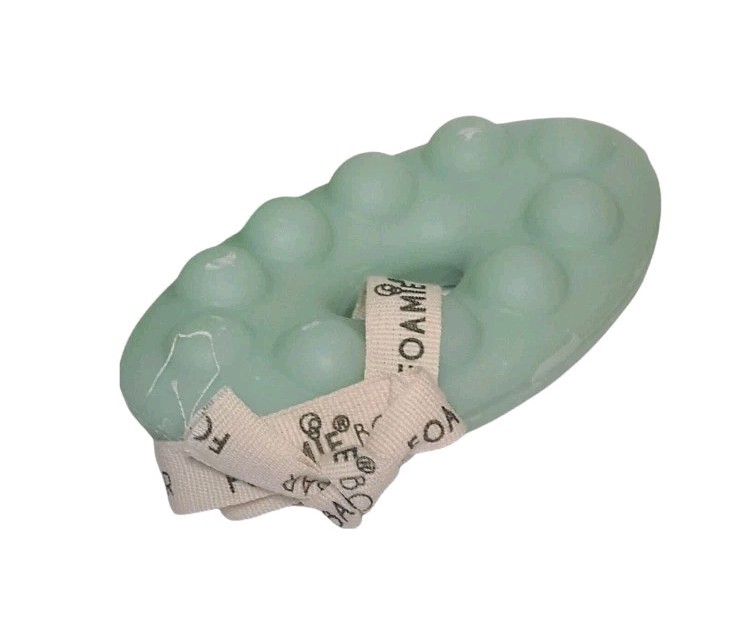 NEW! FOAMIE 🫧 (2.8 Oz) ●PEPPERMINT/GREEN TEA● Shower Body Bar WET FOAM & RINSE.