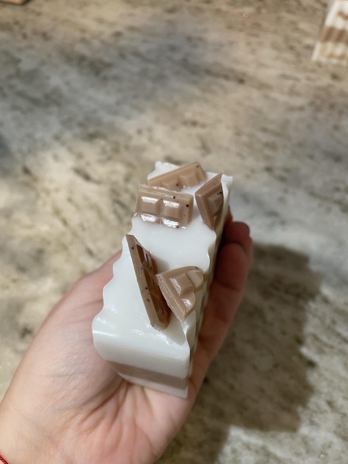 All Natural Goat Milk Soap Bar, Vanilla Chocolate Chip – 100% Natural Cacao