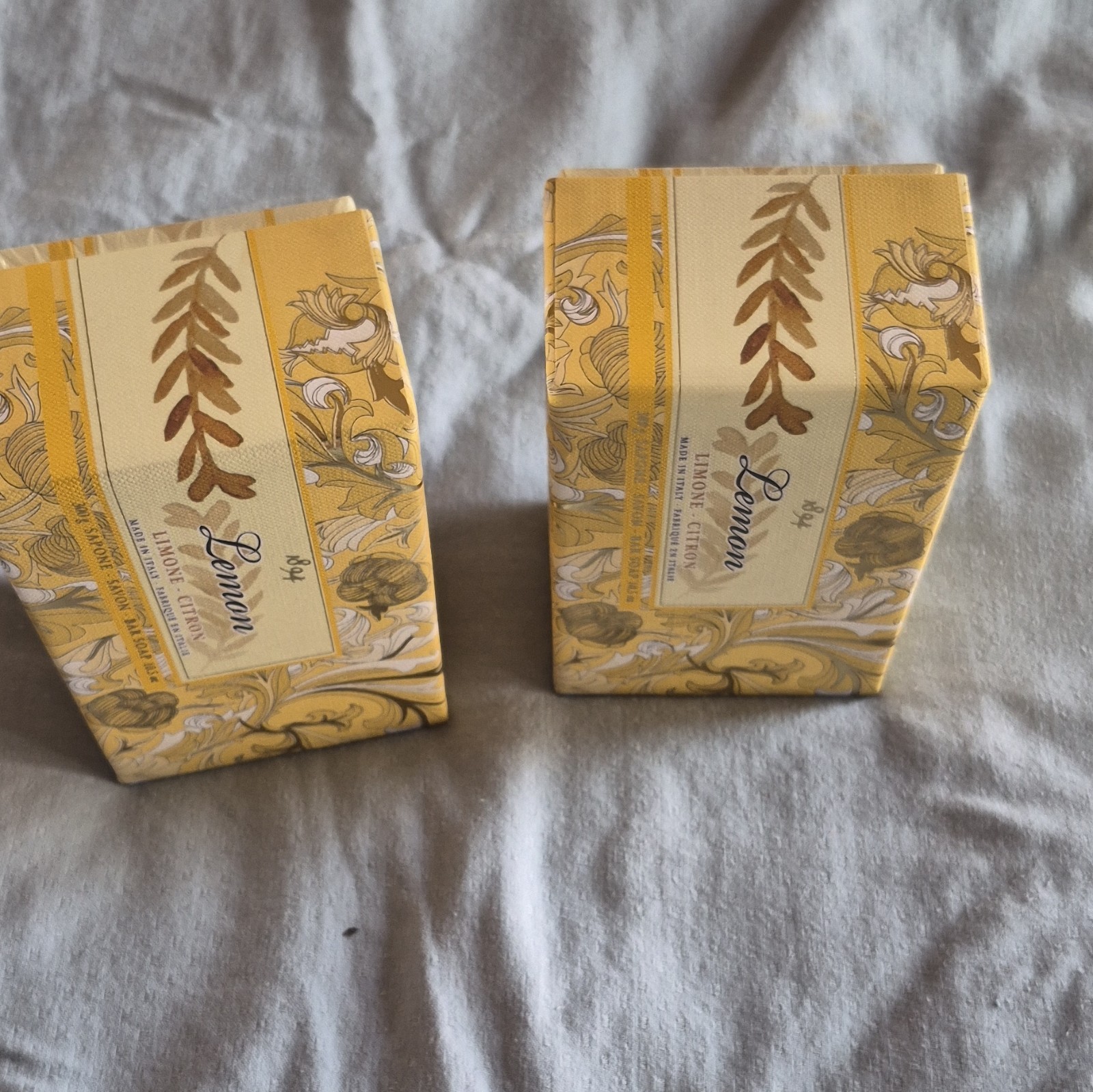 Nesti Dante Tuscany Lemon Handmade Bar Soap Multipack 2 Bars 10.5 oz