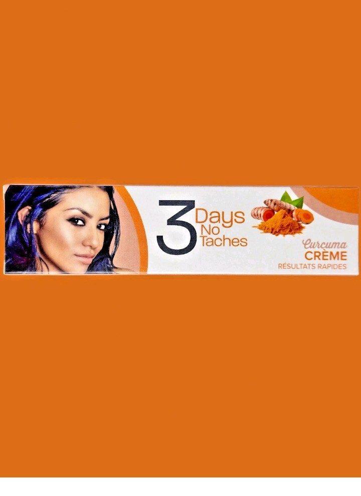 3 Days No Taches Turmeric Cream Tube 30g