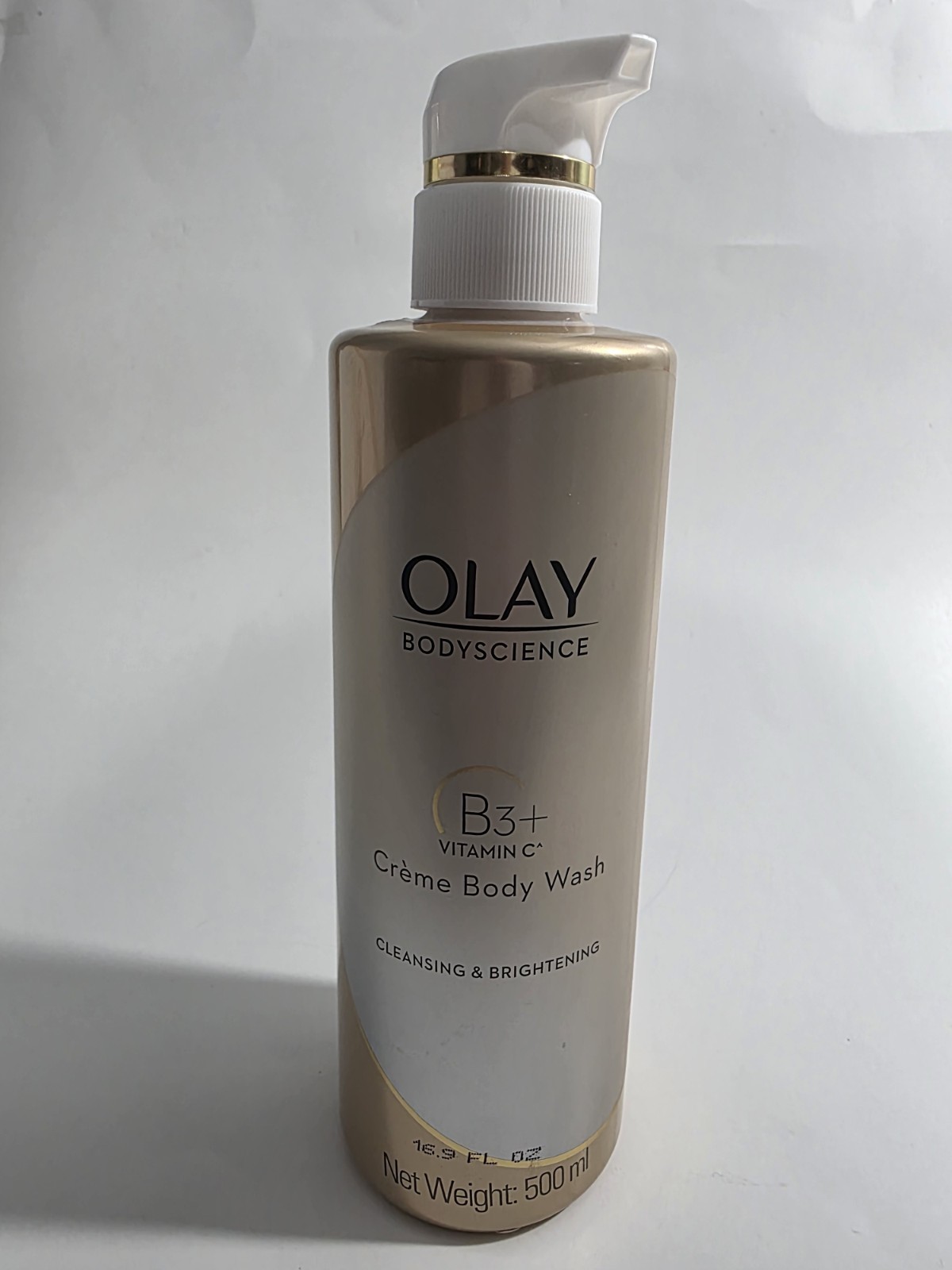 Olay Body Science Bath Shower Cream B3+ Vit C Cleansing & Brightening 500 ML New