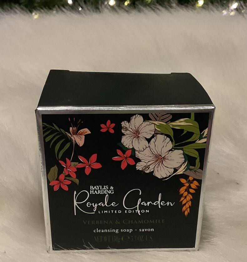 NIB Baylis & Harding Royale Garden Sealed Cleansing Bath Soap Verbena Chamomile