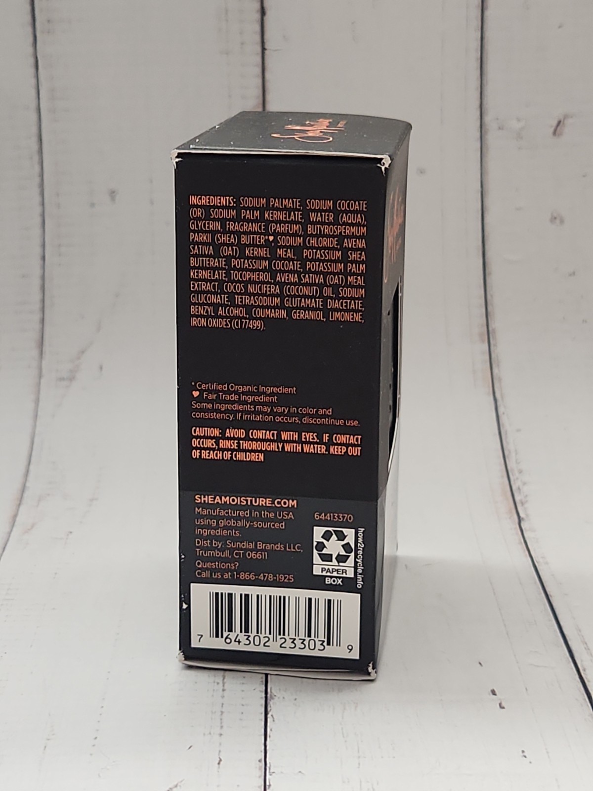 Shea Moisture African Black Soap, Calm & Clearing Bar Soap, 8 fl oz