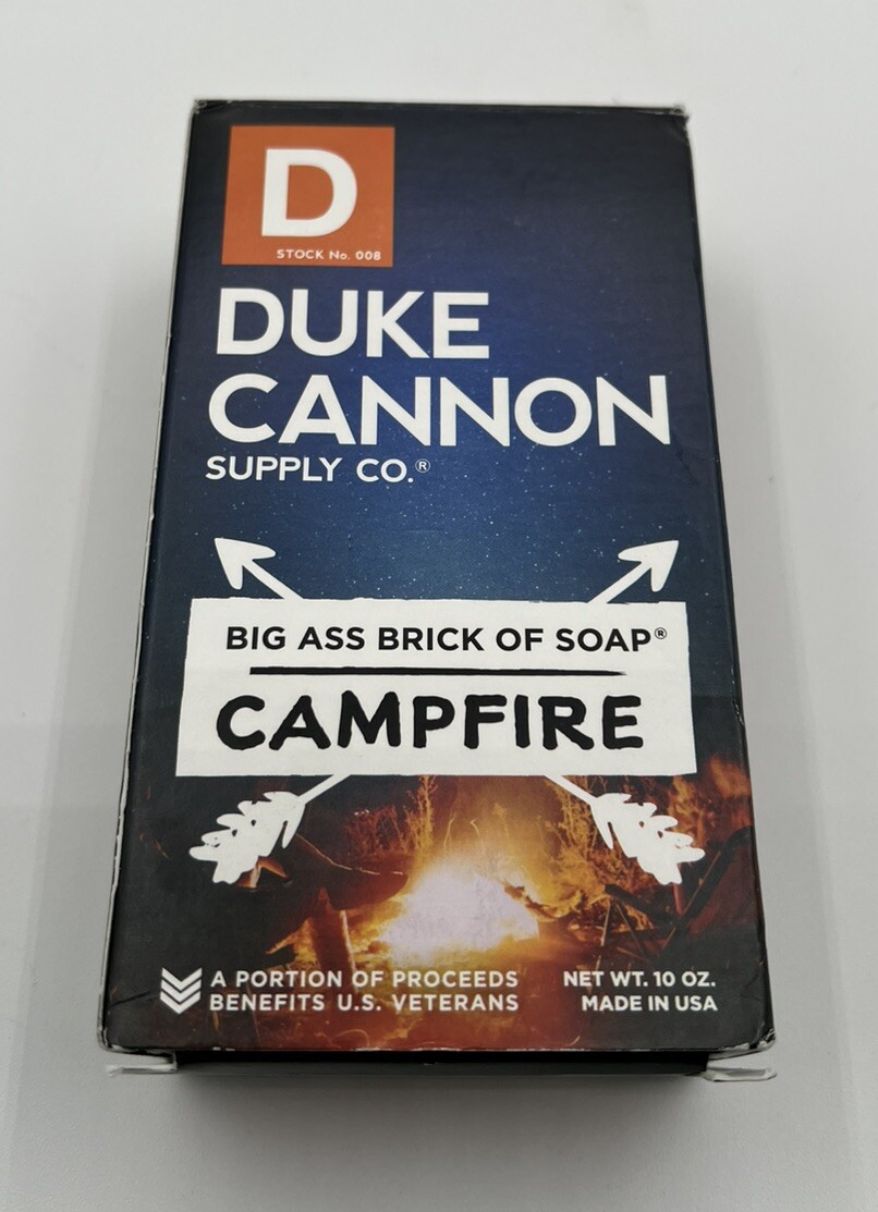 Duke Cannon Supply Co Big Ass Brick Of Soap -Campfire- 10 Oz For Men
