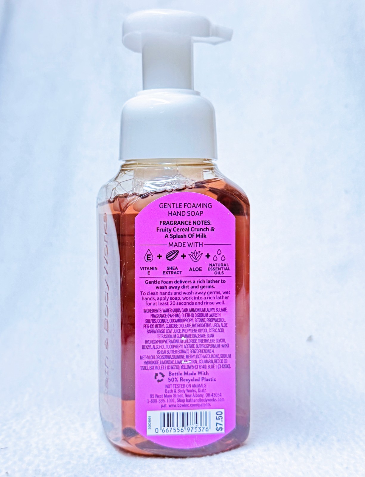5 Bath & Body Works RAINBOW CEREAL Gentle Foaming Hand Soap 8.75 oz