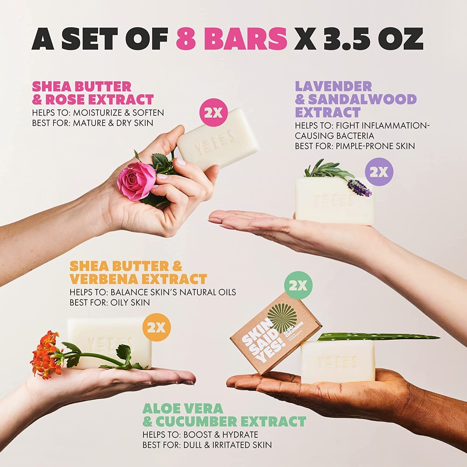 Nuorishing Organic Soap Set – 8 Natural, & Eco-Friendly Bars from Greece