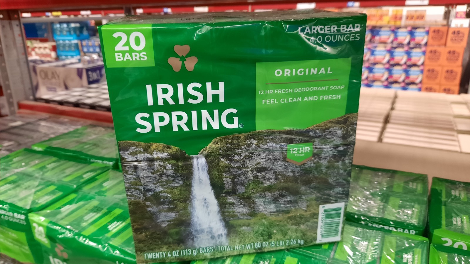 Irish Spring Bar Soap Original 20 Pack 3.7 oz Bars Sealed Free Shipping
