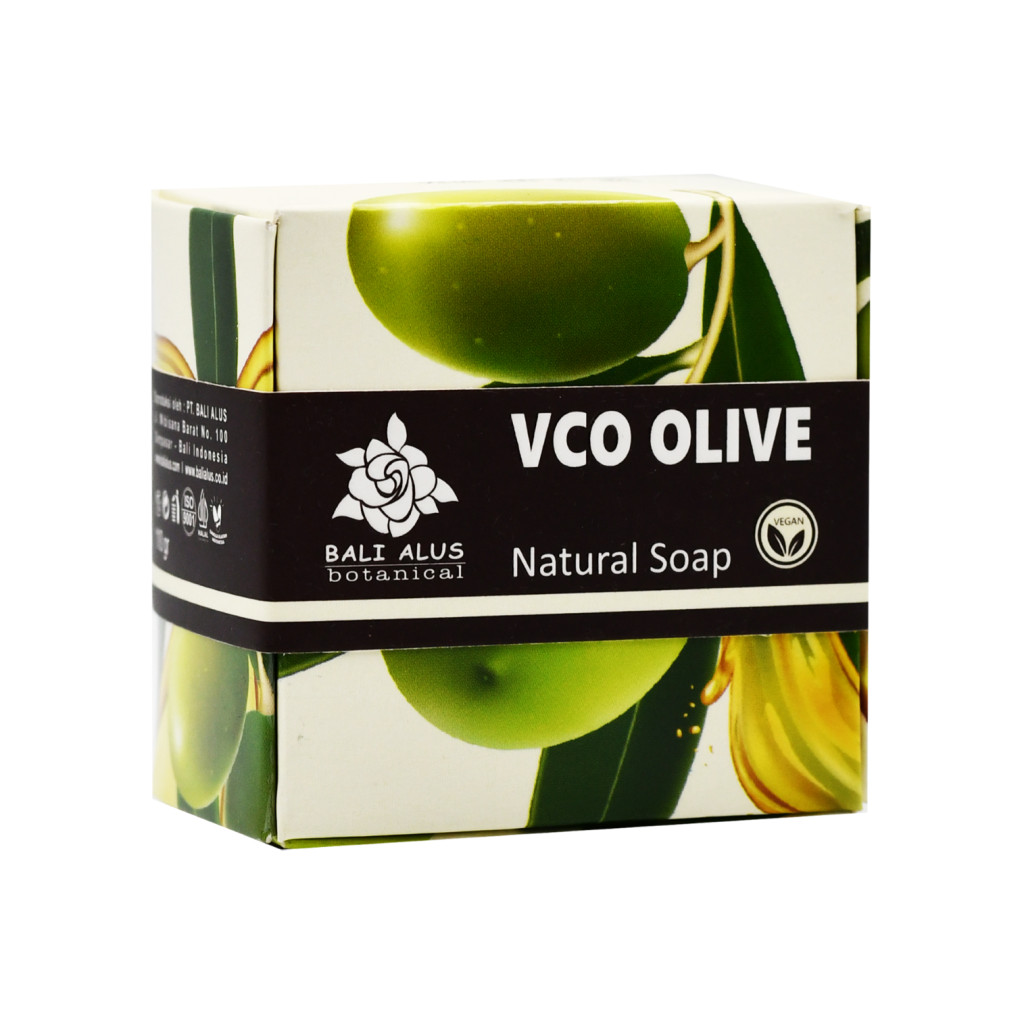 Bali Alus, Natural Soap, 100g, VCO Olive (Pack of 1)