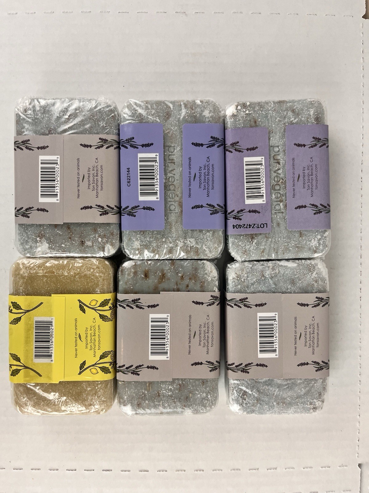 Trader Joe’s Bisous de Provence Lot of 6 French Triple Milled Soaps