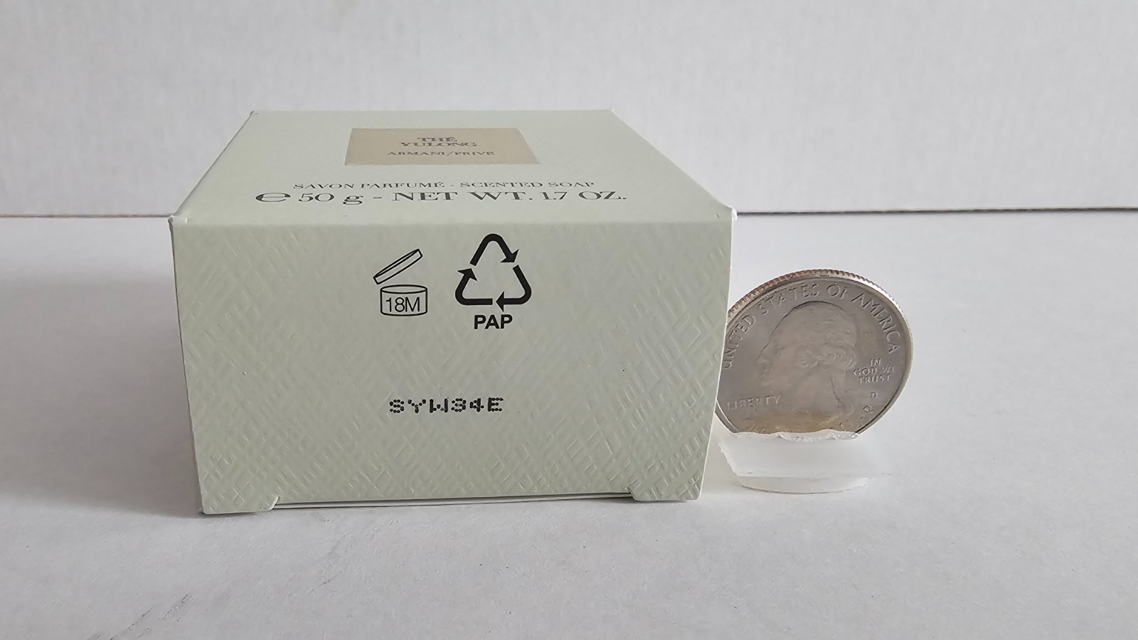 Armani Privé THÉ YULONG Scented Luxury Mini Soap – One piece 1.7Oz/50g