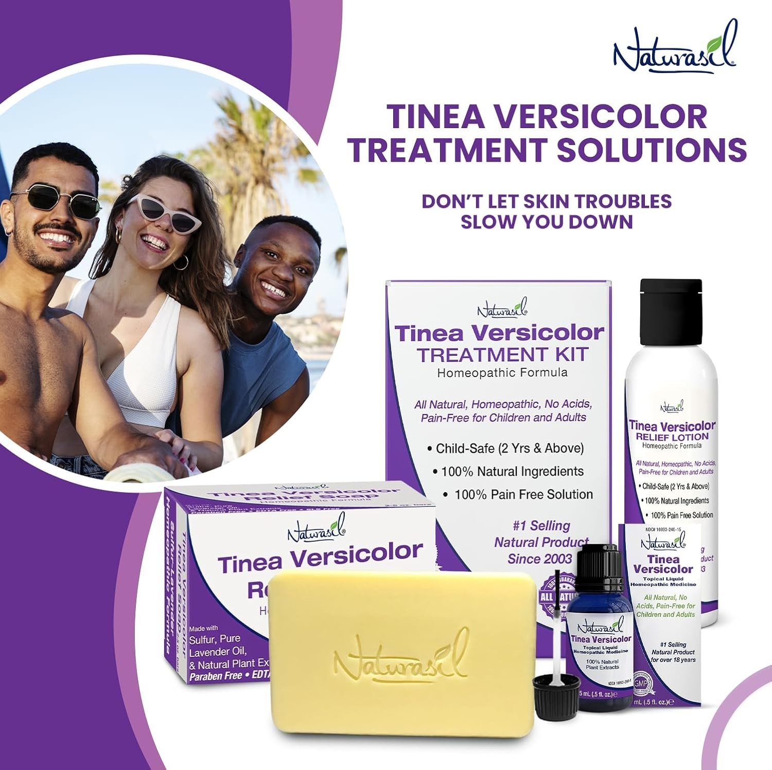 Quick Relief from Skin Discoloration | Sulfur Soap for Tinea & Jock Itch, 5 oz
