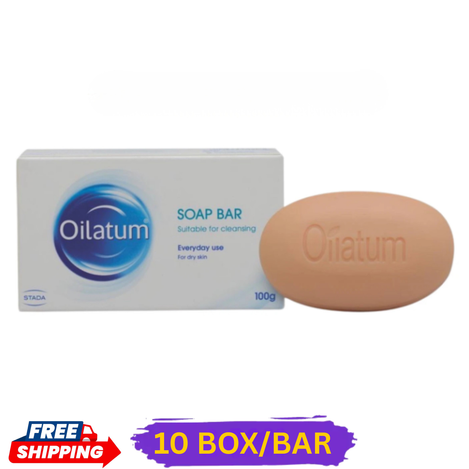 10 Boxes OILATUM Bar SOAP For Dry Skin 100g Gently Cleanses Moisturizes EXP2027