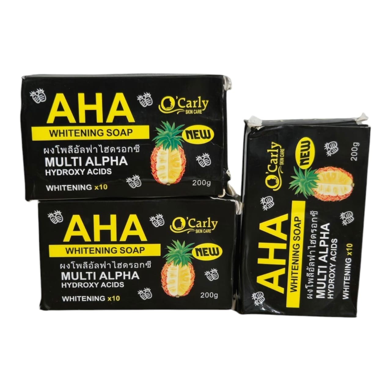 O’carly Aha Multi Aha Soap 200g Each 3pieces