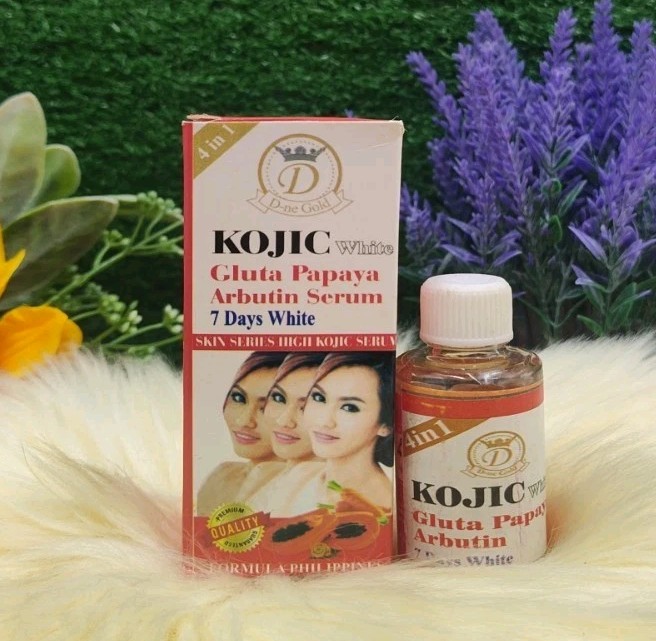 Kojic white Gluta Papaya Arbutin 7days White Serum 30 Free Shipping
