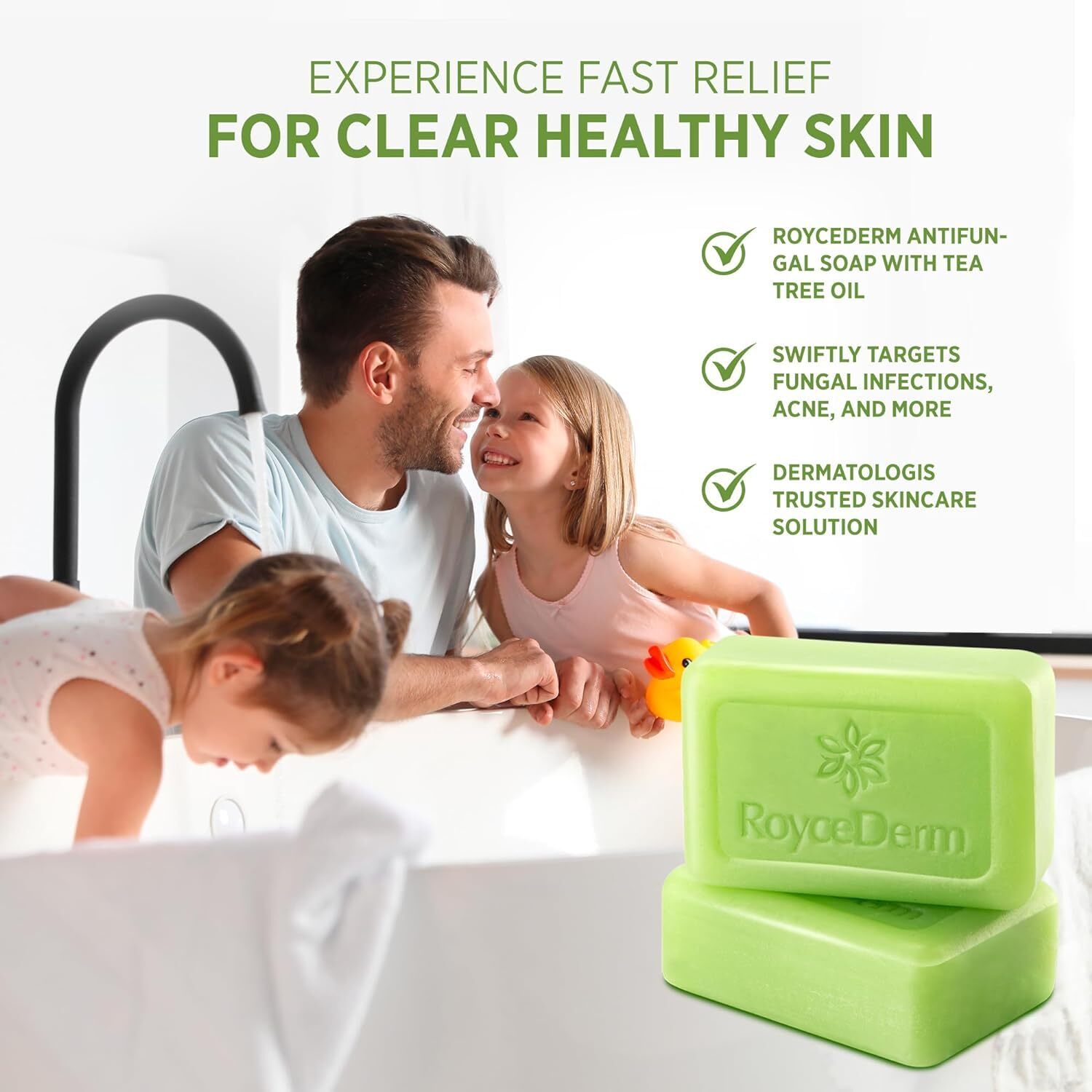 Roycederm Antifungal Antibacterial Tea Tree Soap: Antifungal Antibacterial Treat