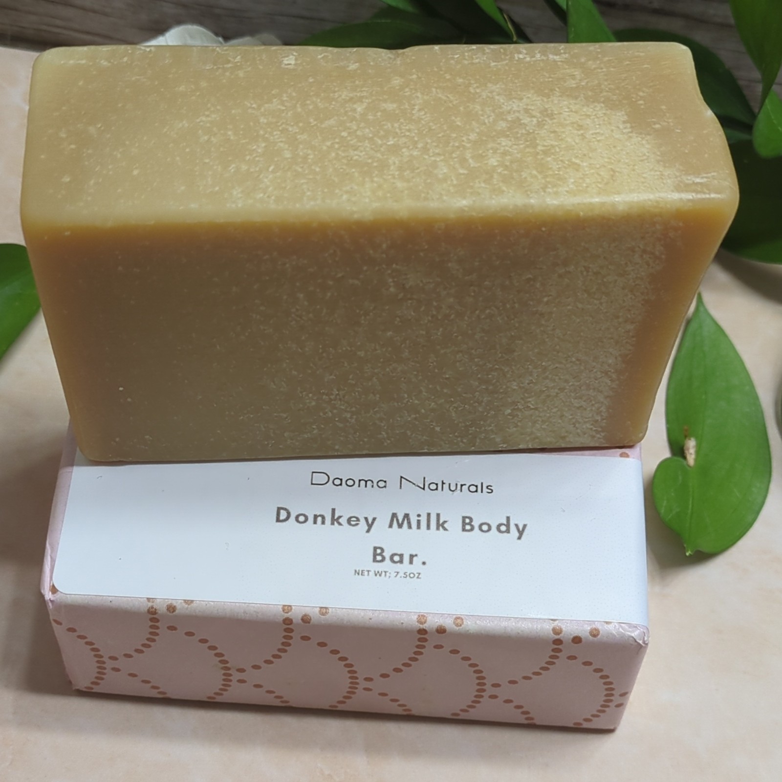 Daoma Naturals Donkey Milk Soap Bar 7.5 oz Beige Body Unisex Glycerin