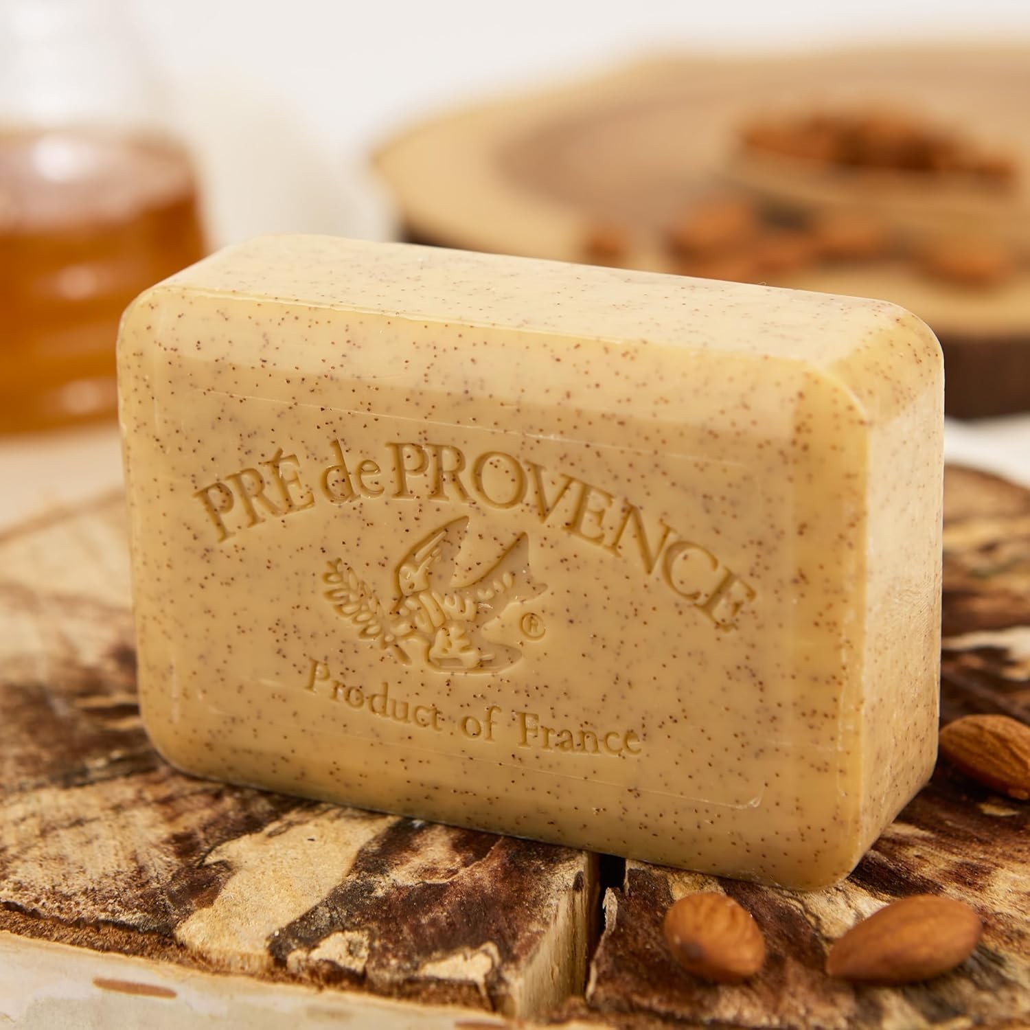 Artisan French Soap Bar 8.8 oz – Rich Lather with Honey Almond & Shea Butter