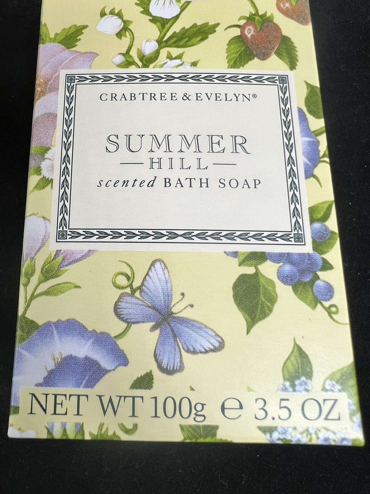 Summer Hill Crabtree & Evelyn Bar Soap Scented Bath DISCONTINUED 3.5oz NEW X2