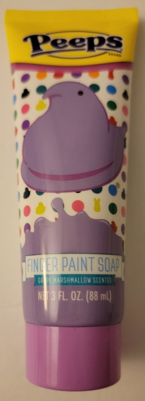 PEEPS Kids Bathtub Finger Paint Soap 3 oz 4 Pack Yellow Pink Blue Purple NEW