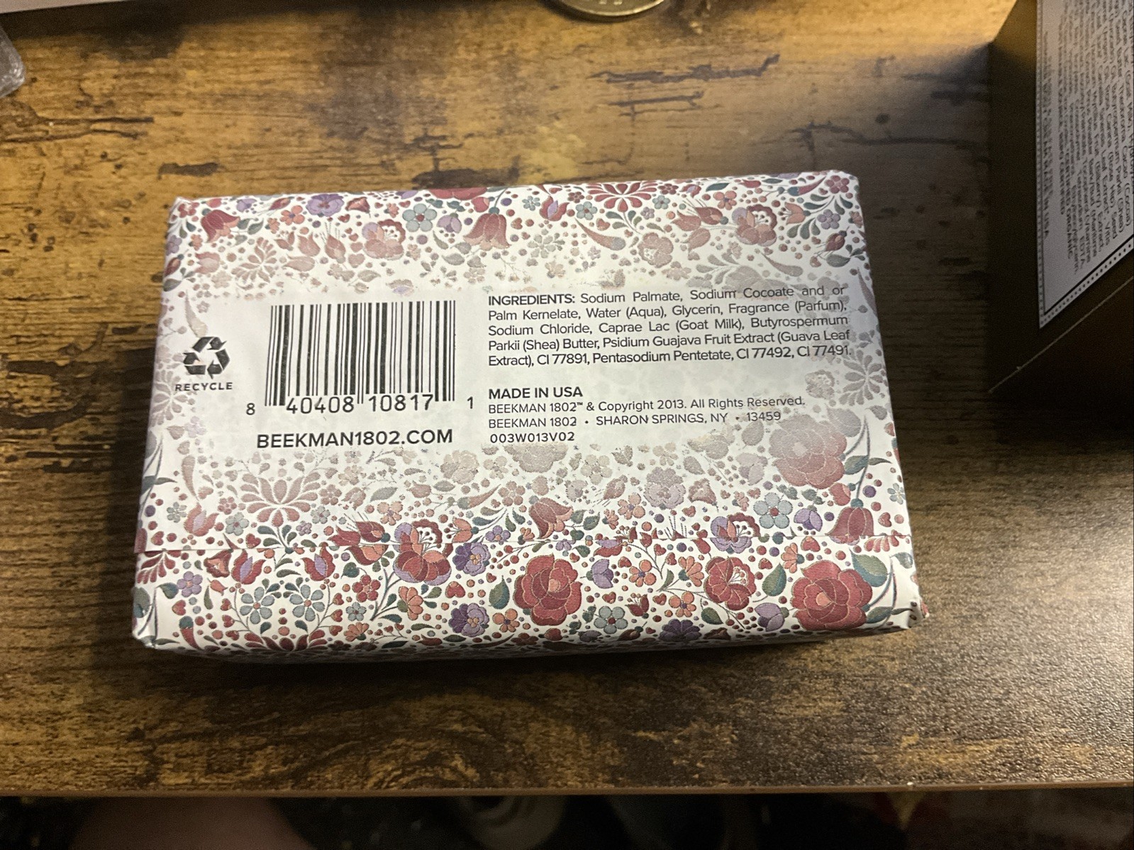Beekman 1802 Goat Milk Soap Honeyed Grapefruit 9 oz Jumbo NEW SEALED Made in USA