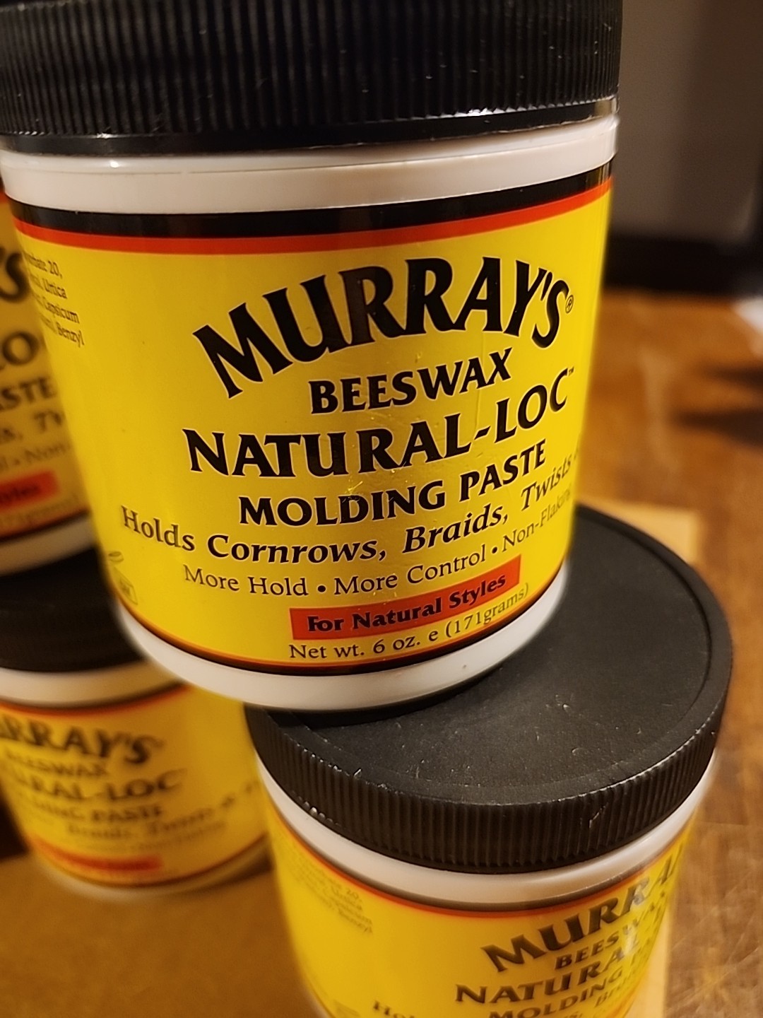 5 Beeswax Natural-Loc For Natural Styles Molding Paste Jar Net Weight 6 Ounce