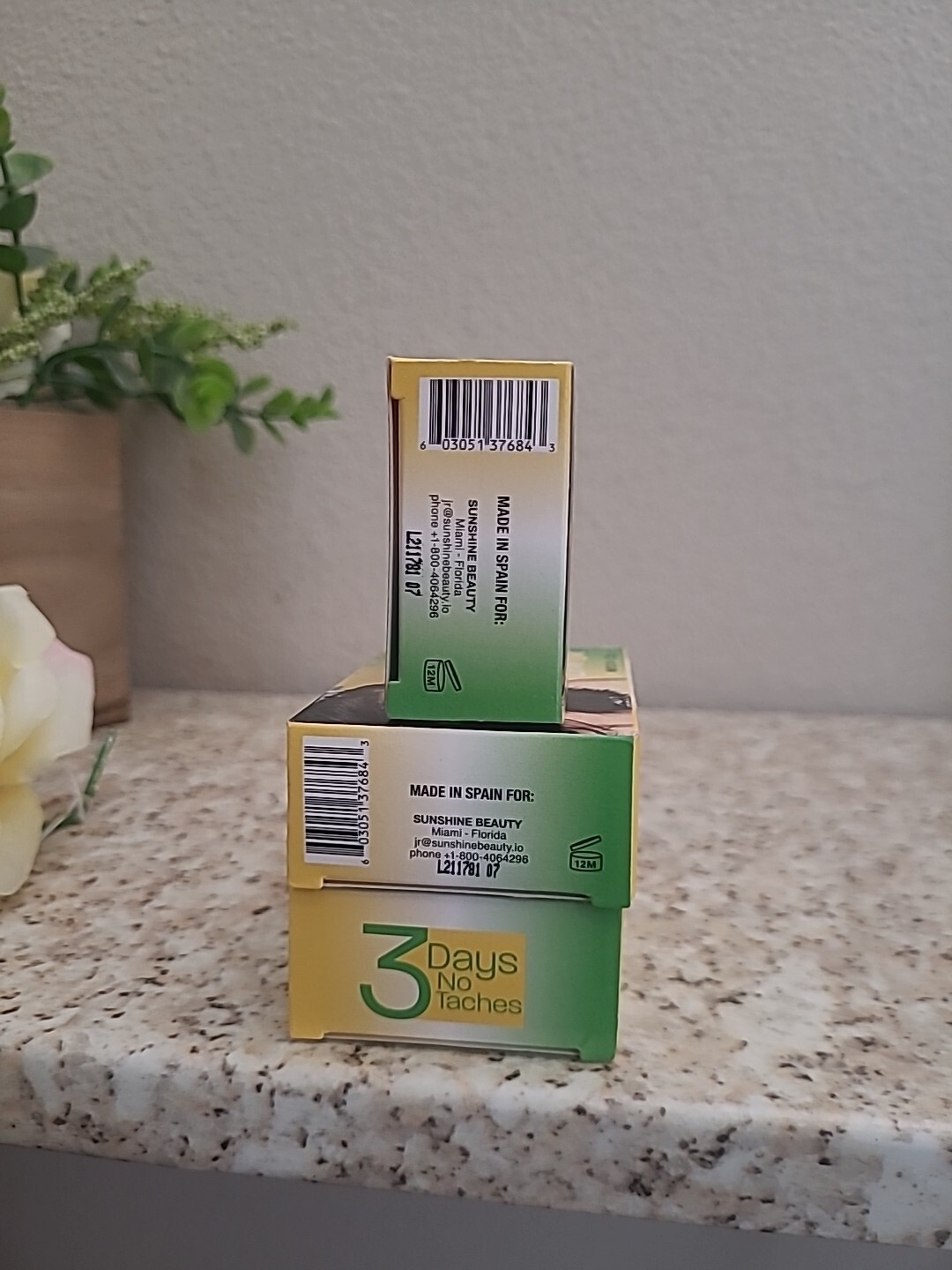 (Pack of 3) 3 Days No Taches Lemon Soap 80g each 2.82.oz