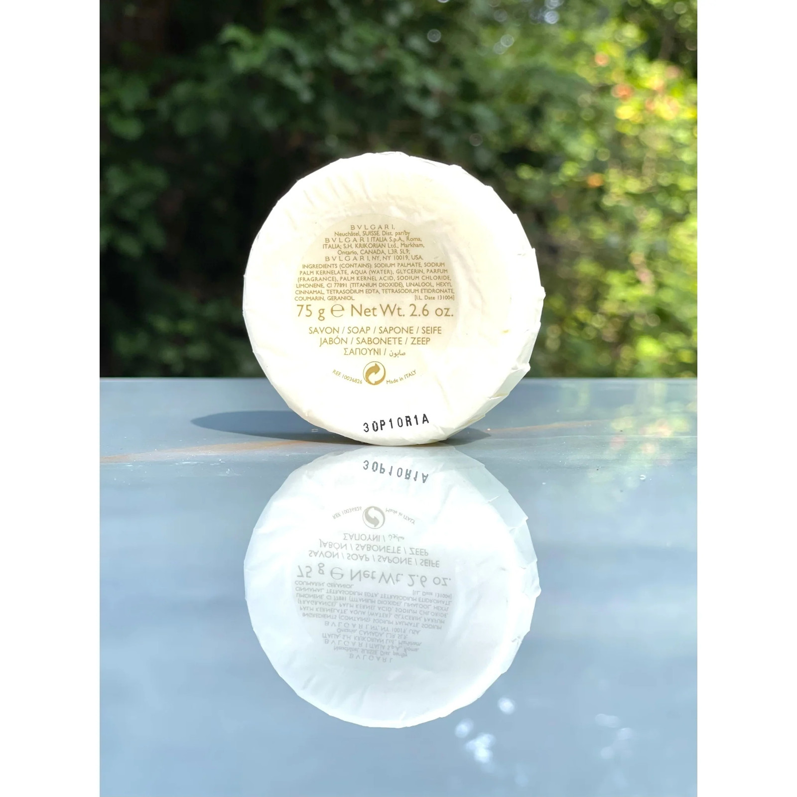 Bvlgari Au the Vert Green Tea Soap 75g 2.6oz each Set of 6