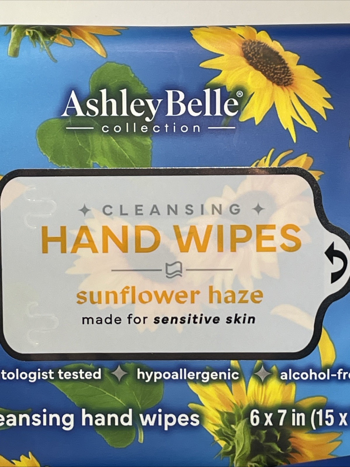 Lot Of 2 Ashley Belle Hand Wipes Sunflower Haze 60 Total New Free Shipping