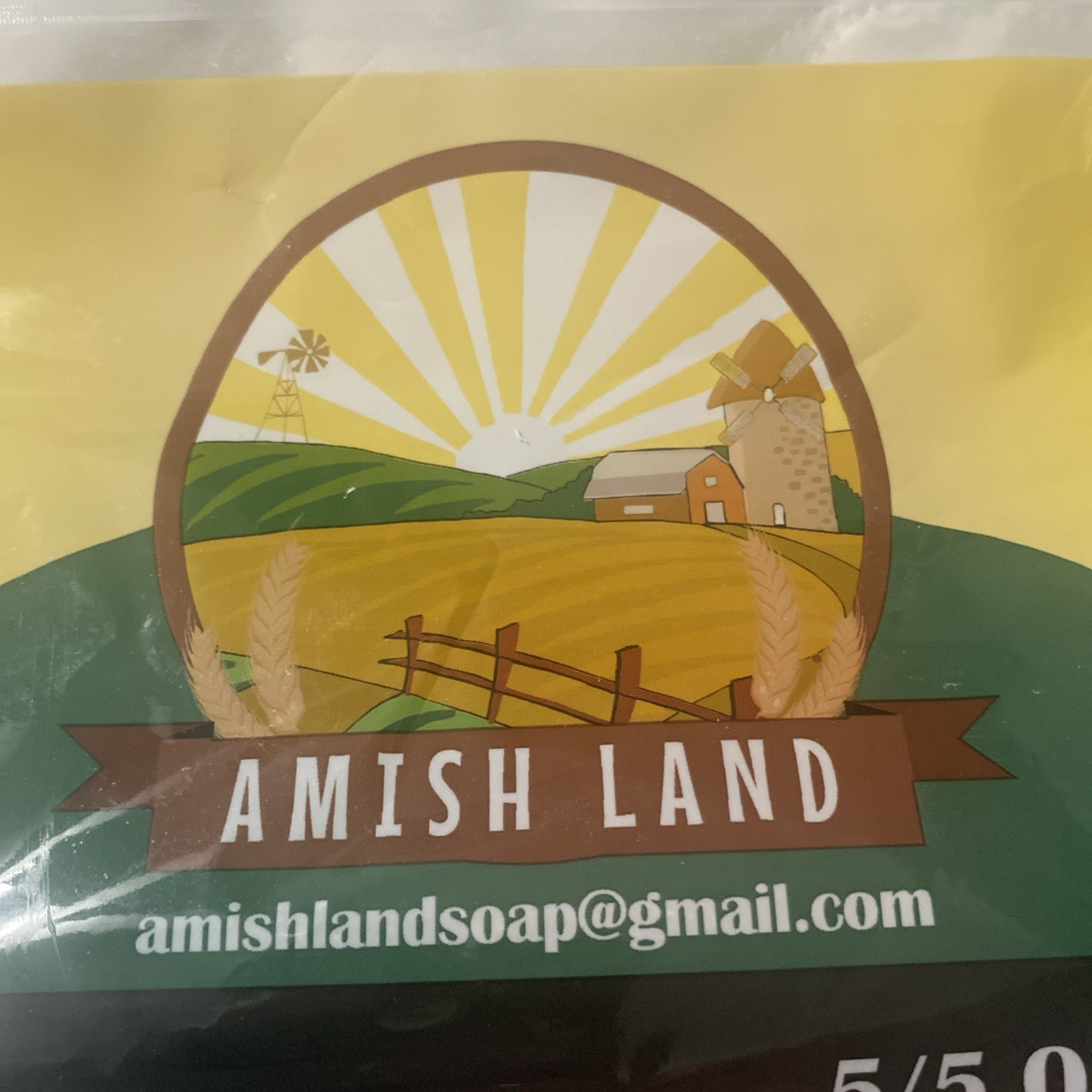 Bars Amish Farm Land Bar Soap 5oz Large – Organic Natural Skin Care – 5 Bars