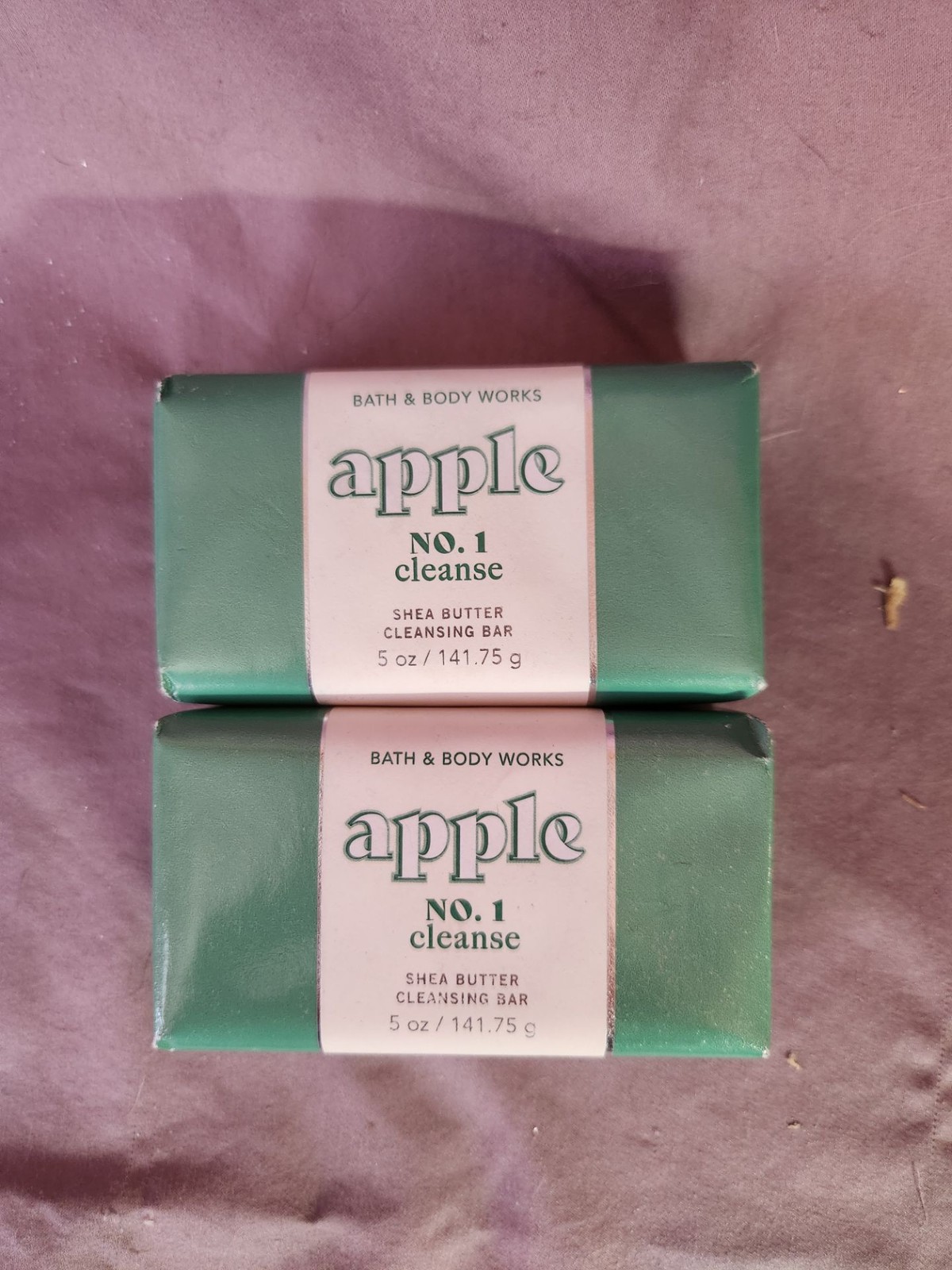 Bath & Body Works Apple No. 1 Cleanse Shea Butter Cleansing Bar Set