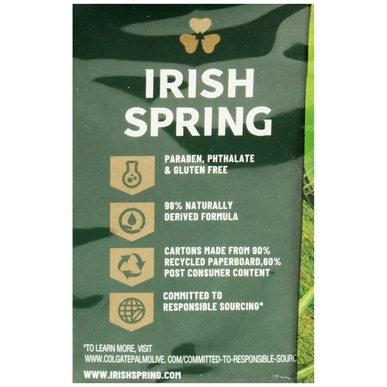 IRISH SPRING BAR SOAP ORIGINAL CLEAN 4 OZ 20 PK FREE SHIPPING!!