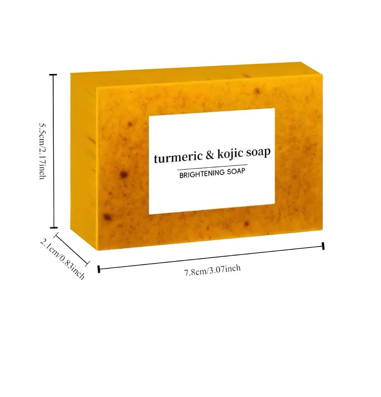 Turmeric Kojic Acid Brightening Soap Skin Whitening Dark Spots lightening Acne