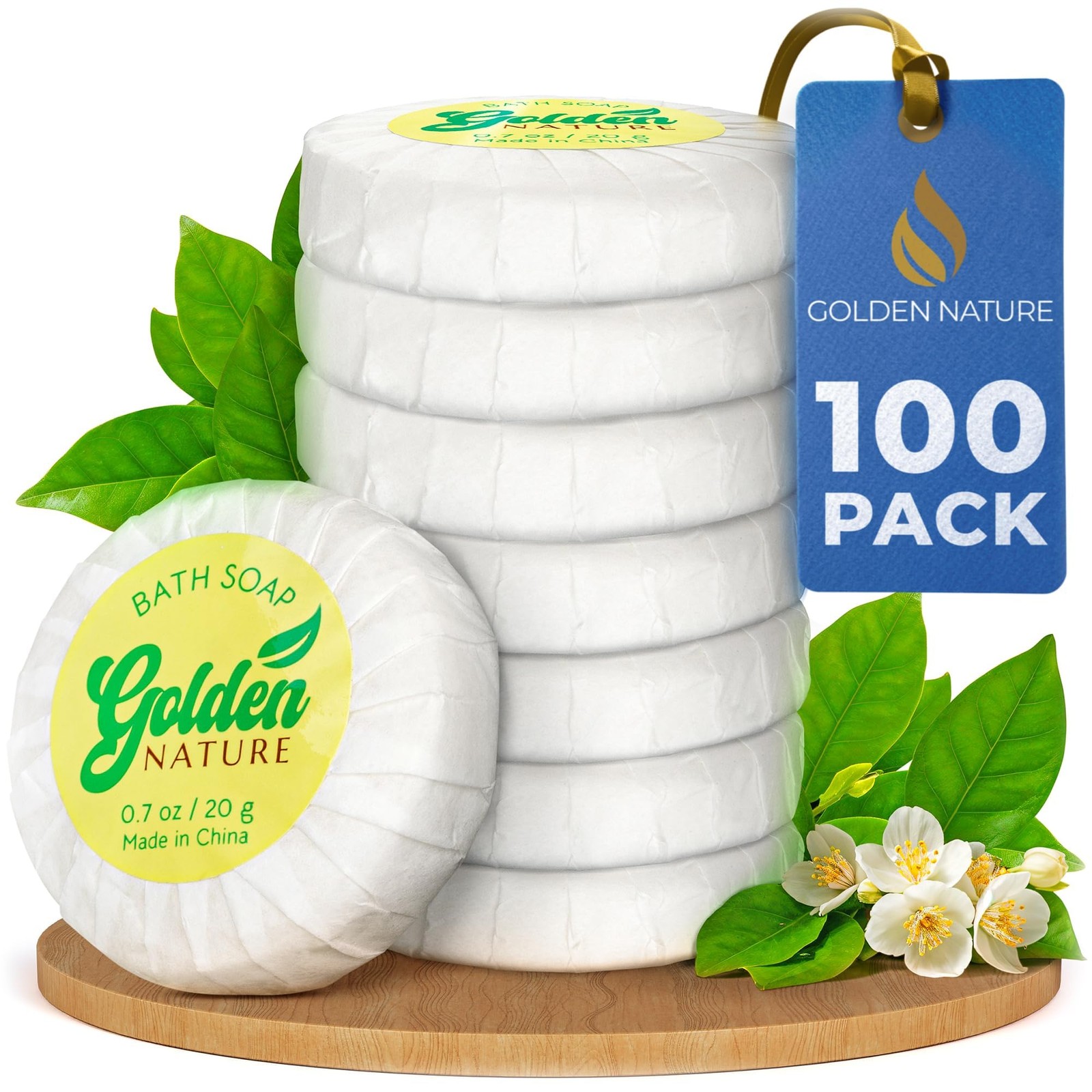 – Hotel Soap Bars – Jasmine, 0.7 oz, 100 PK – Travel Size Bulk Amenities – So…