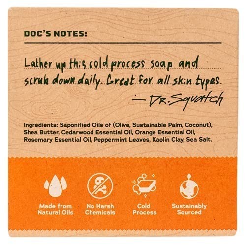 Handmade Cedar Citrus Soap Bar for Sensitive Skin – Energizing & Organic