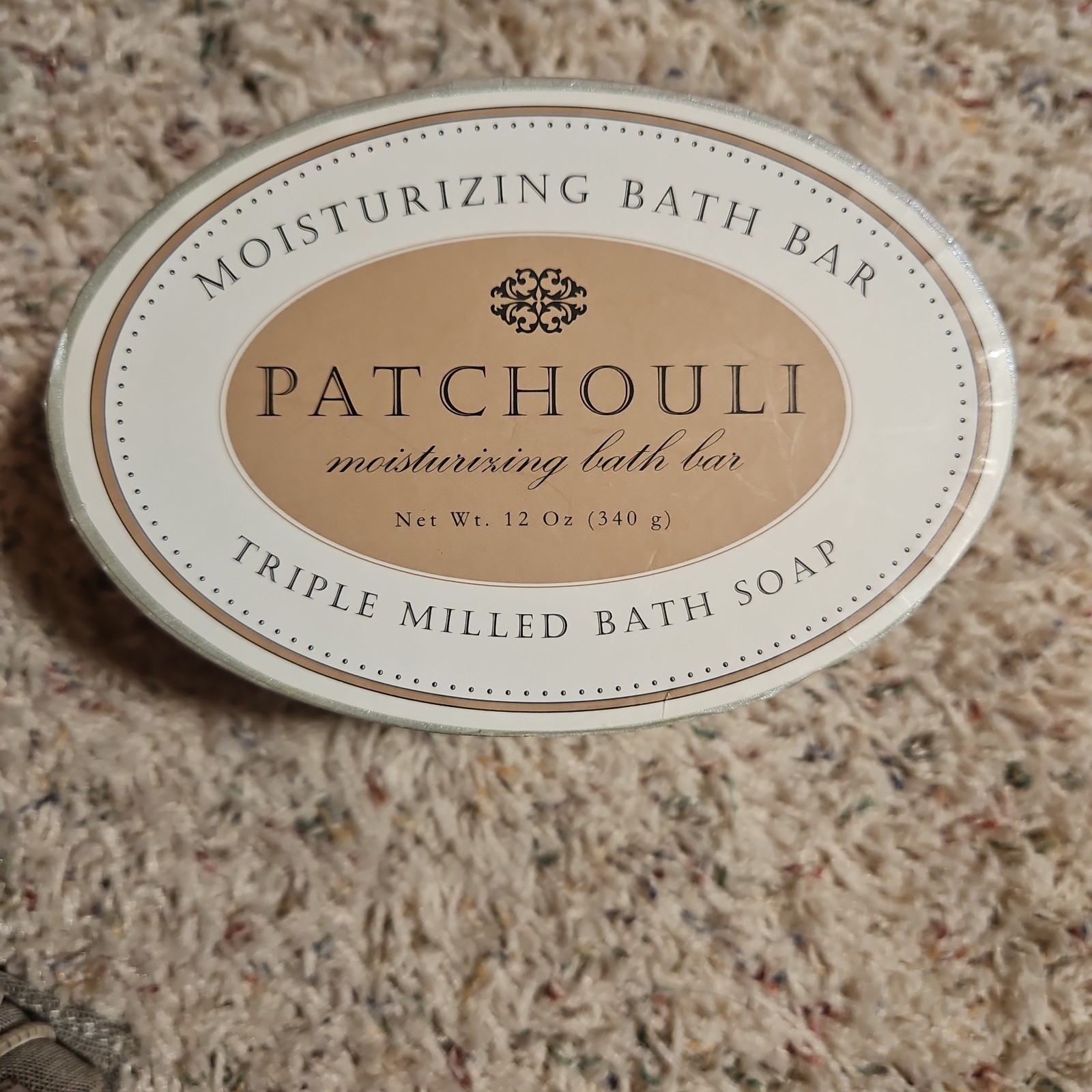 Moisturizing Bath Bar “Parchouli” Triple Milled Bath Soup 12oz