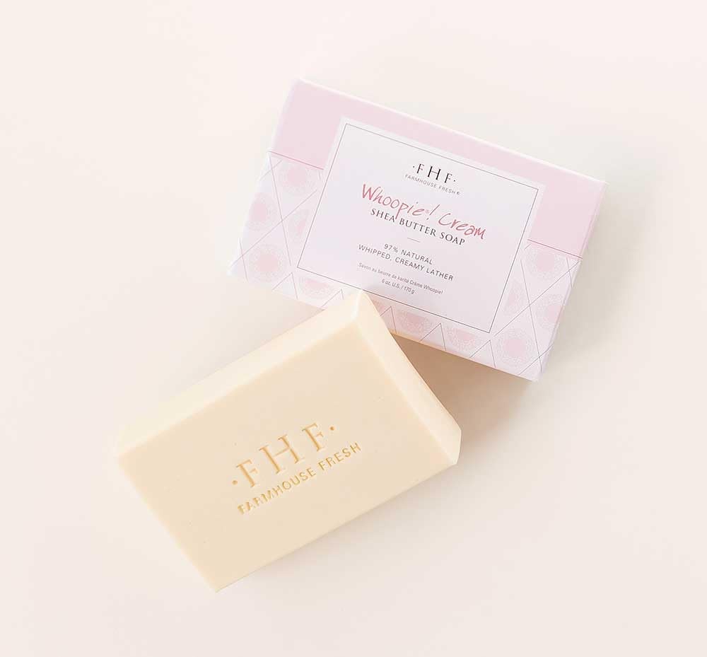 Whoopie Shea Butter Natural Soap Bar, Triple-Milled, Skin-Softening with Rich…