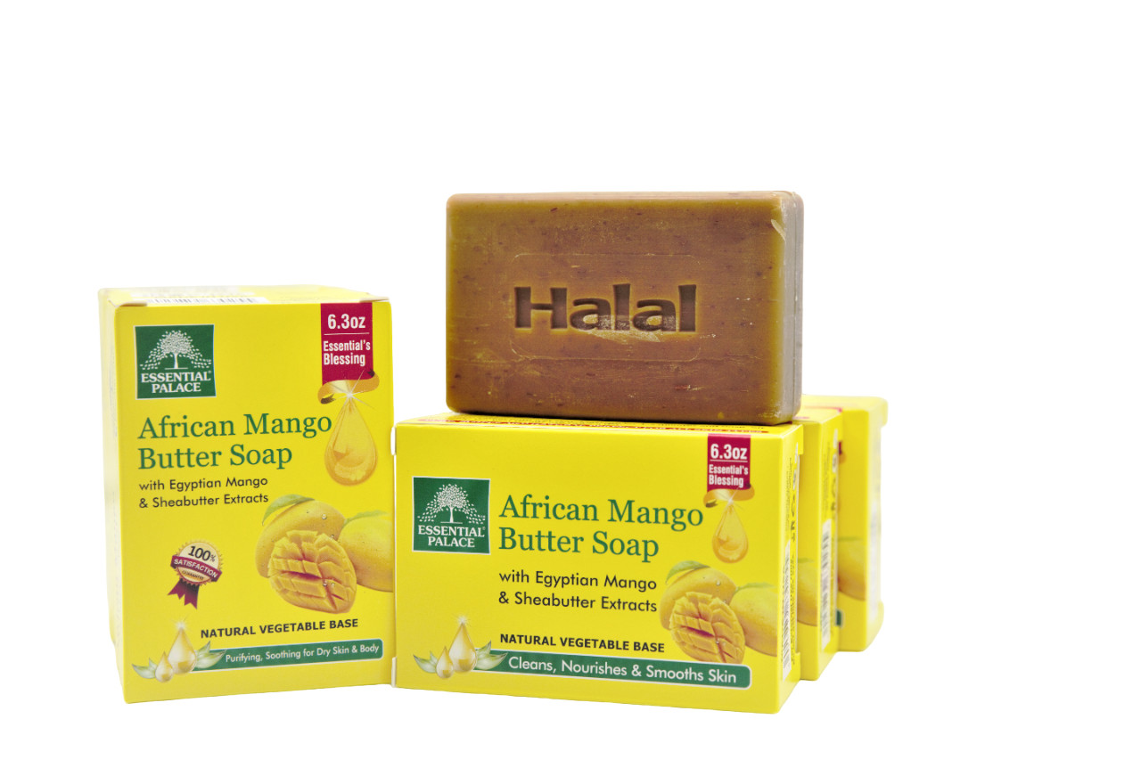 Soap- African Mango Butter 6 pcs Soap- 6.3oz By Essential Palace
