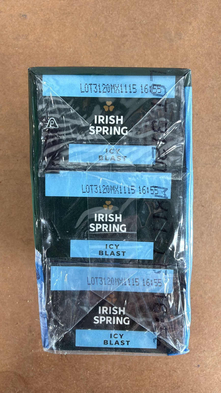 Irish Spring Icy Blast Bar Soap for Men, Mens Bar Soap, 3 PACK , 3.7 Oz Soap Bar