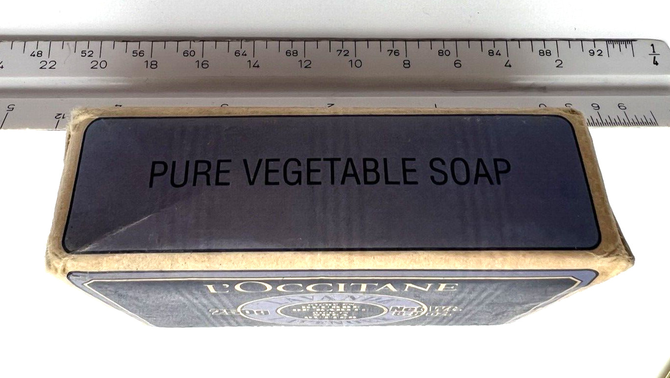 L’Occitane Lavender Shea Butter 8.8 oz Bar Soap Pure Vegetable France – Sealed