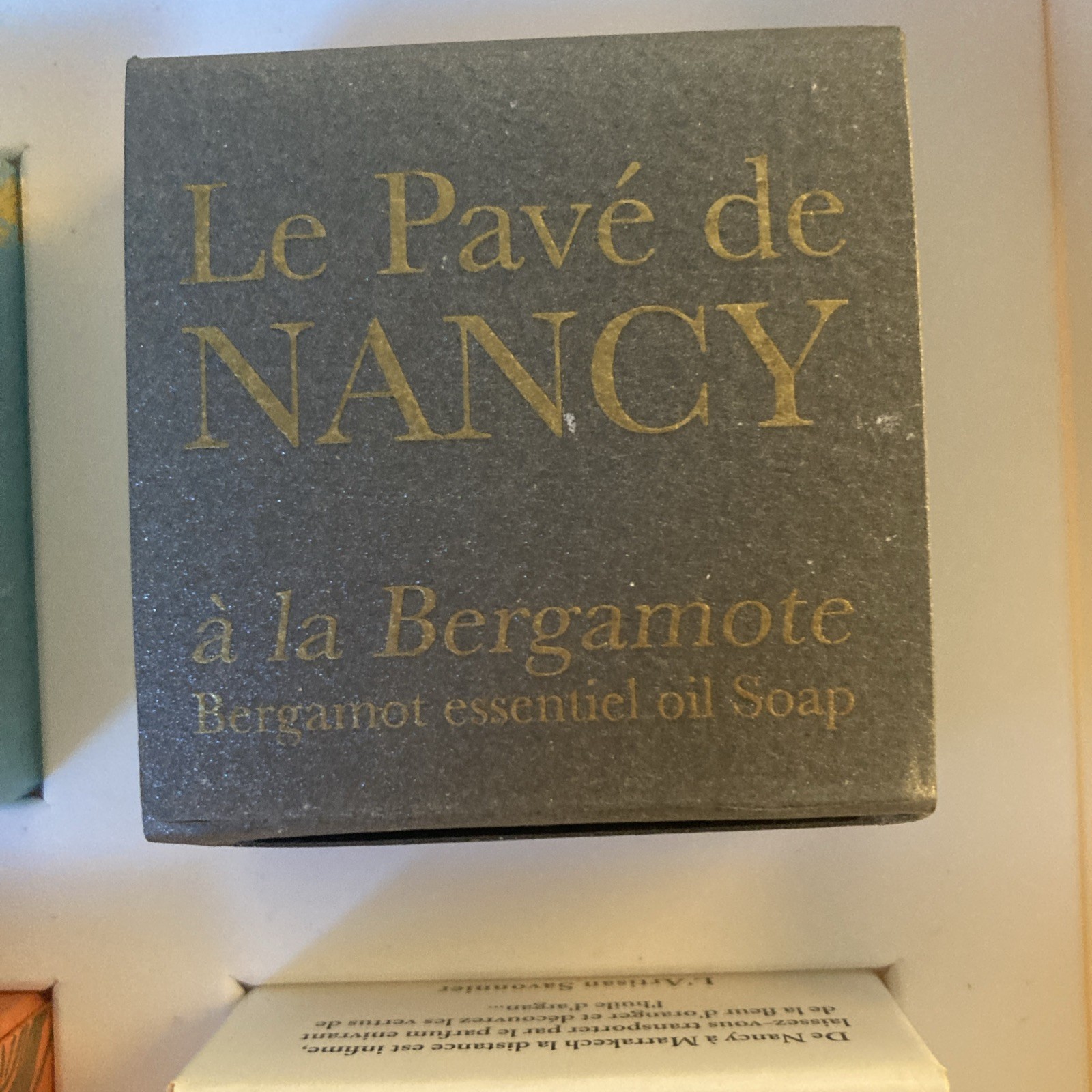 Vintage Berga’Sens French L’artisan Savonnier Soap Nancy 4 Piece
