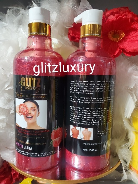 👌🔥 Glitzluxury Double whitening & Nourishing BOOSTER shower gel