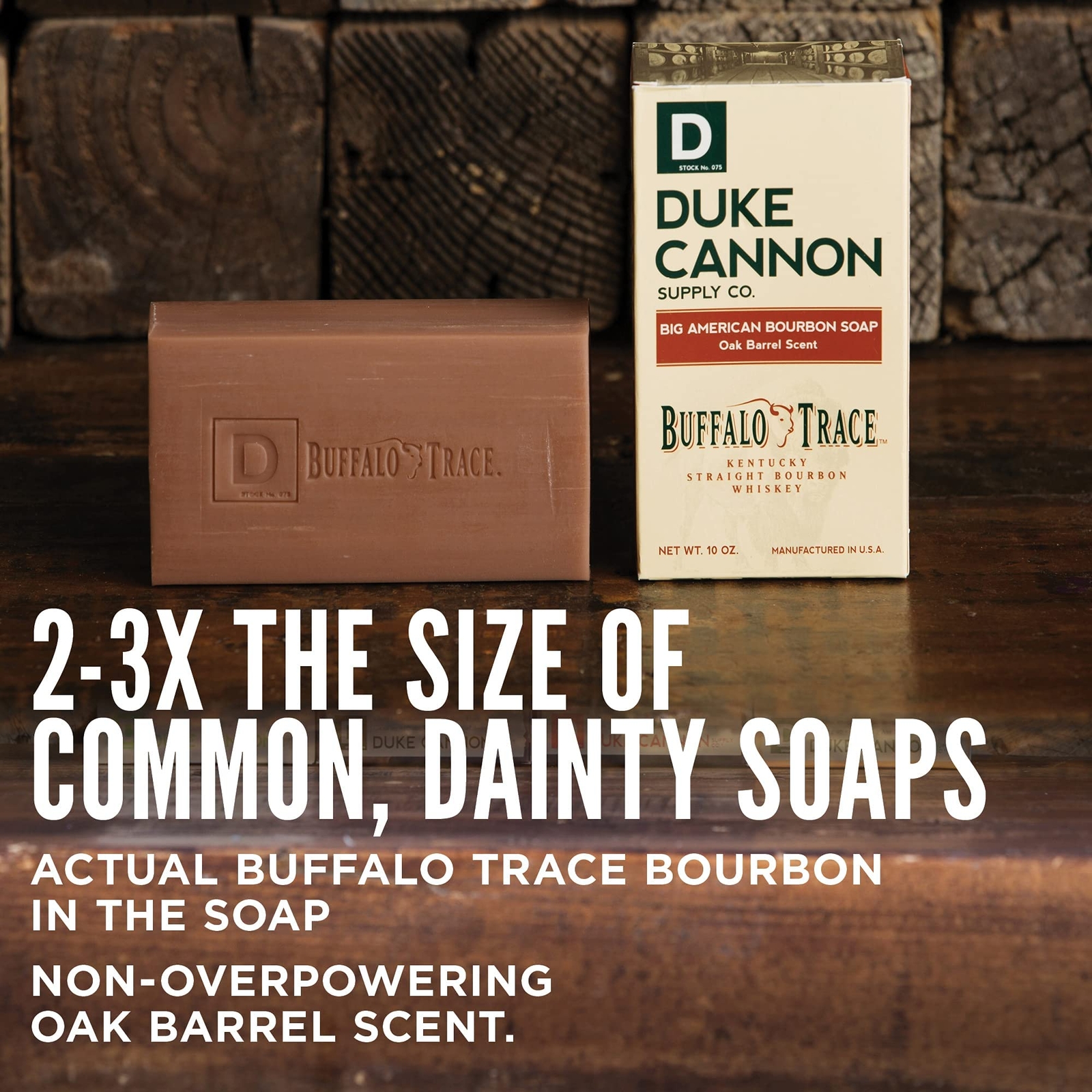 Duke Cannon Cannon Supply Co. Big American Bourbon Soap, 10oz – Superior Grade