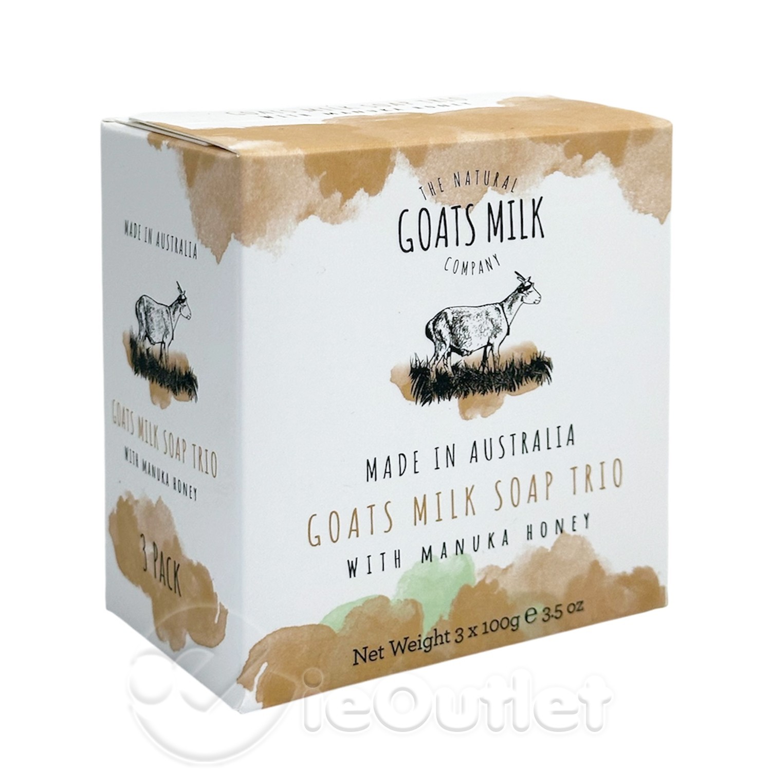 9-PACK The Natural Goats Milk Company Bar Soap w/ MANUKA HONEY Made in Australia