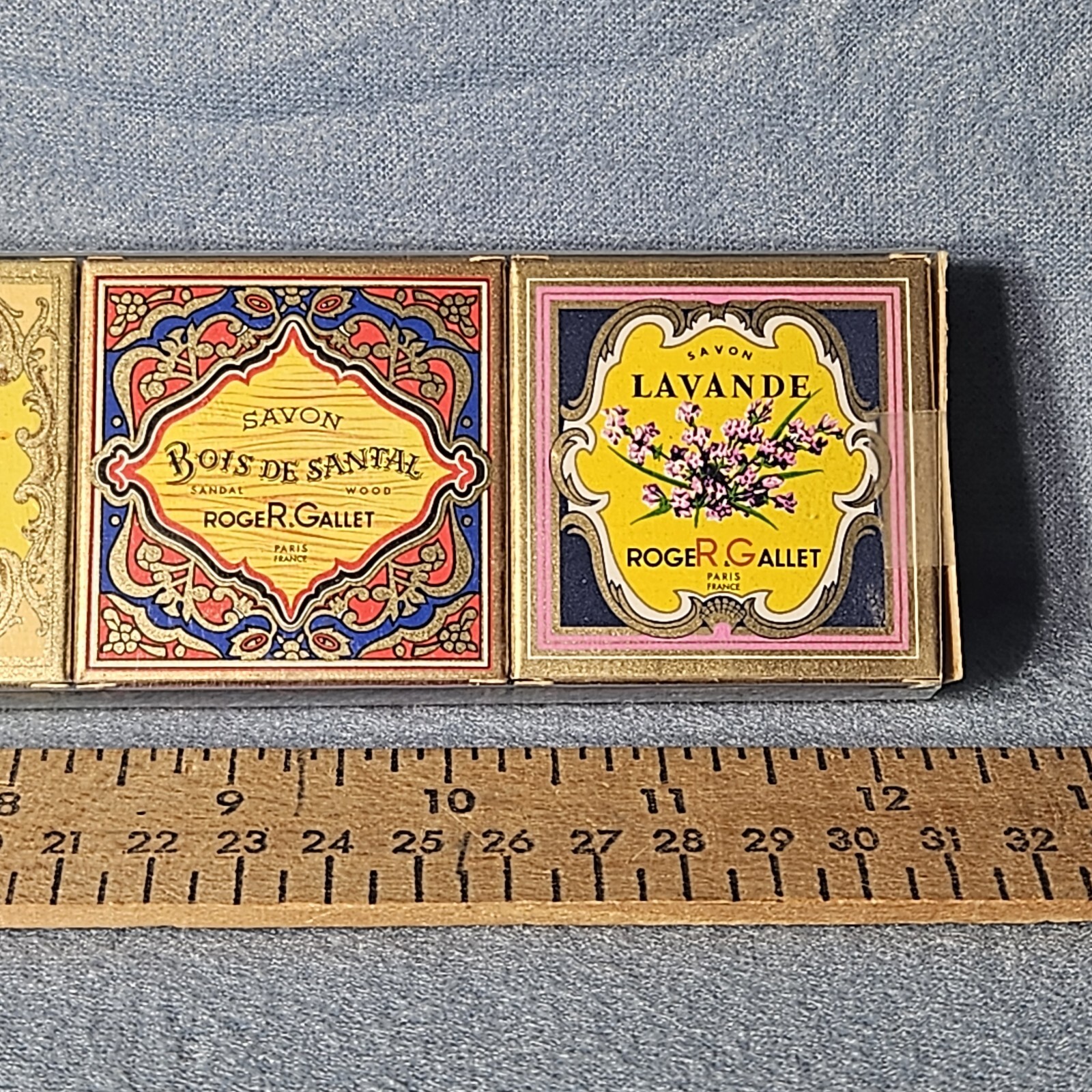 Roger Gallet Soap Paris Savons Parfumes Pour Le Weekend Voyage 6 Soaps Vintage