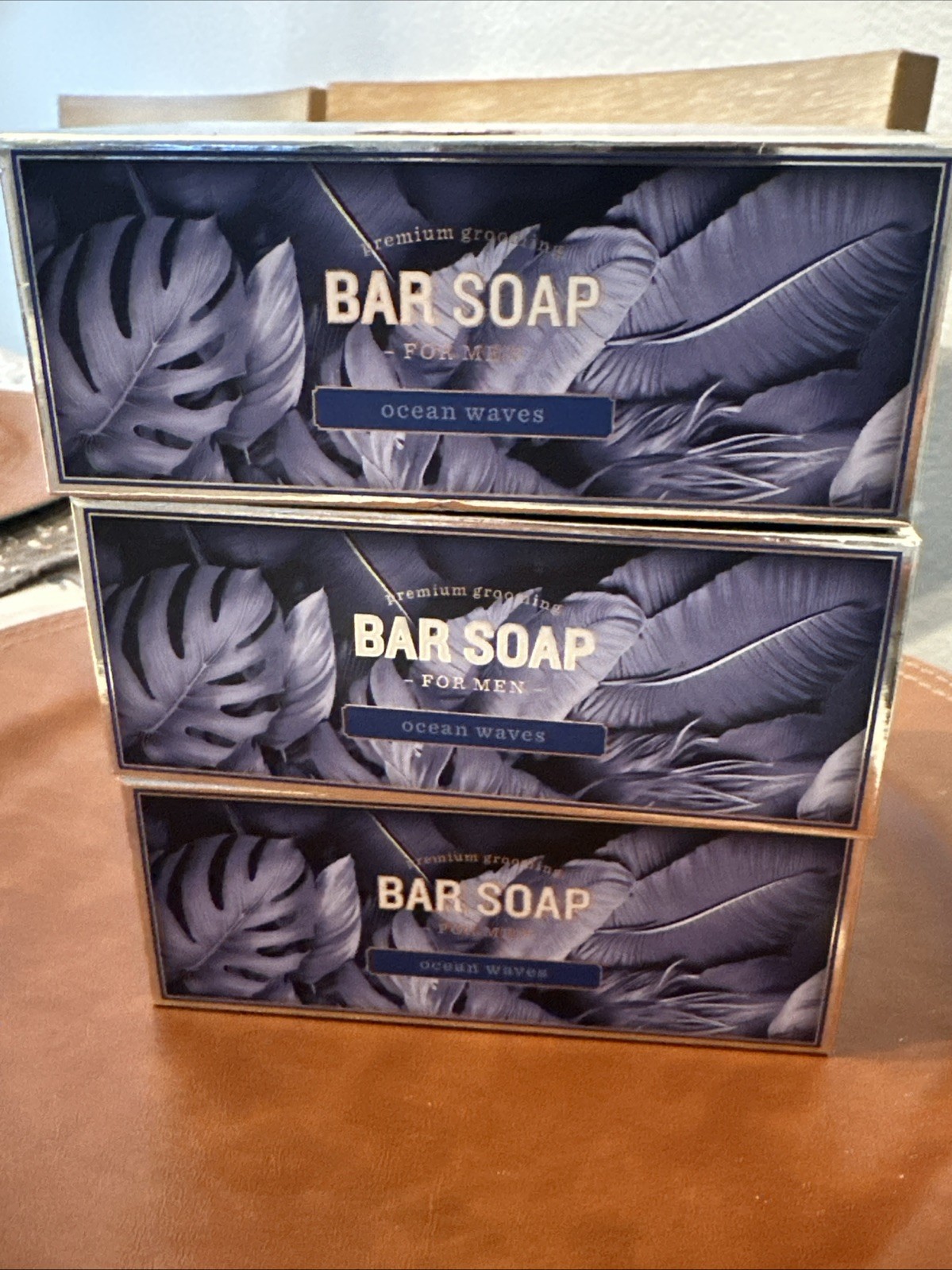 Tommy Bahama OCEAN WAVES Jumbo Bar Soap for Men Lot Of THREE 10 oz Bars