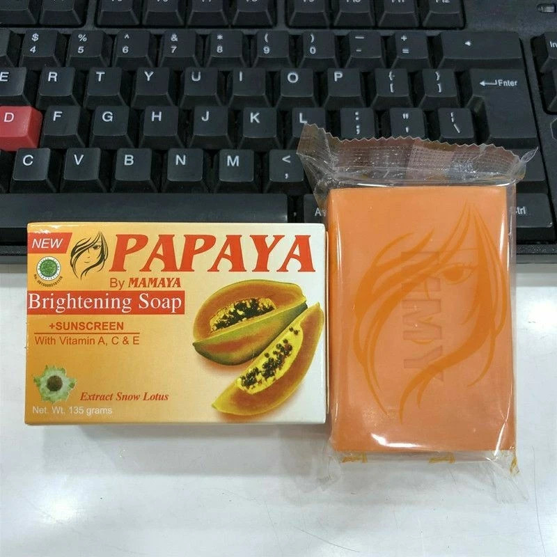RDL Papaya Whitening Soap 135g x3 Original Sunscreen & Vitamin-Enriched